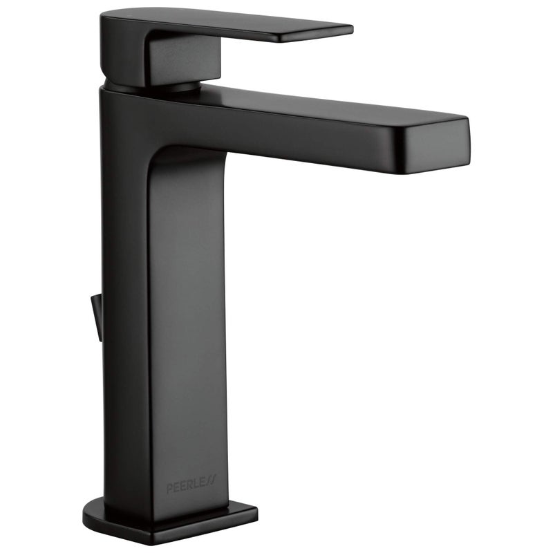 Peerless Faucet P1519LF-BL-HA Handle High-Arc Lavatory Faucet Single Hole, Matte Black - Image 1